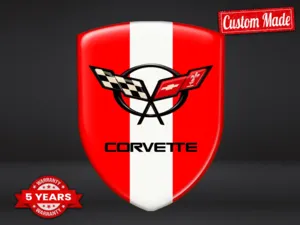 Corvette Personalisierte Autoembleme Edition Modern Pro